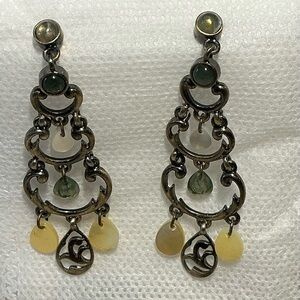 Vintage-Inspired Drop 
Chandelier pierced Earrings